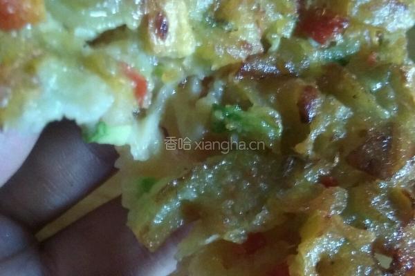 蔬菜饼的做法图解3