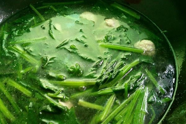 菠菜丸子汤的做法图解8