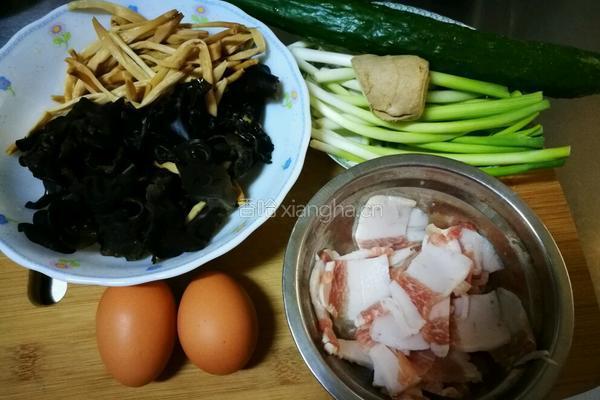 木须肉的做法图解1