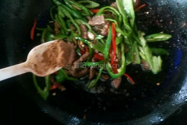 尖椒炒肉的做法图解8