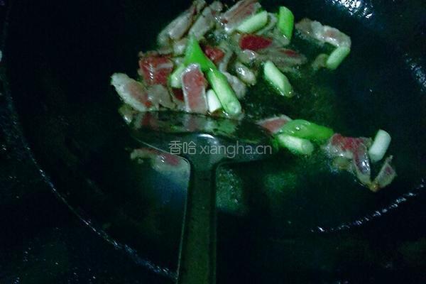 爆炒豆角的做法图解4