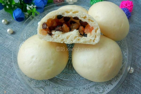 爱心蜜豆奶香包的做法图解12