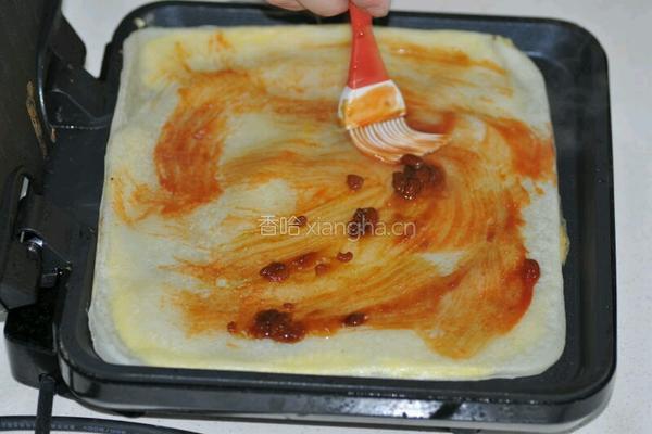 煎饼果子的做法图解5