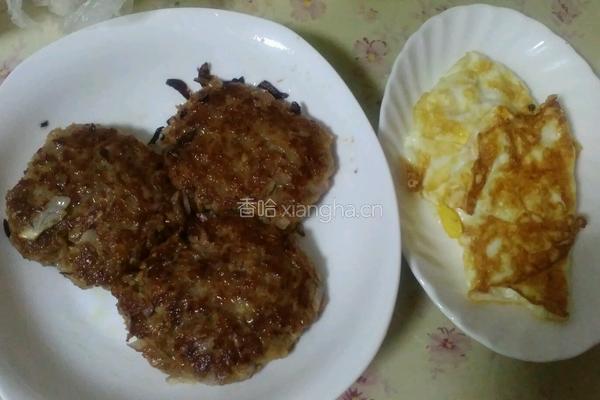 猪肉鸡蛋汉堡的做法图解7