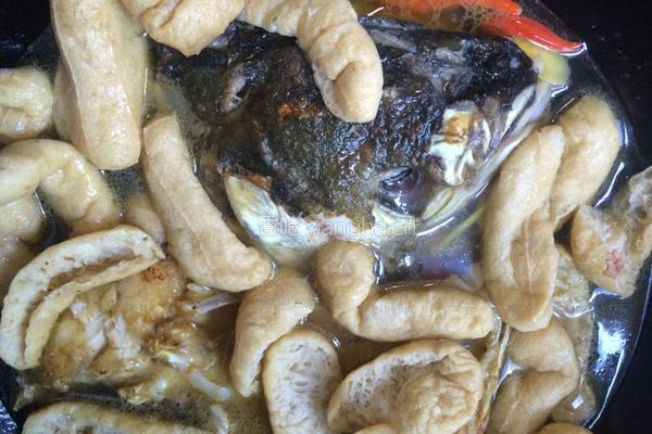 豆参煮鱼头的做法图解8