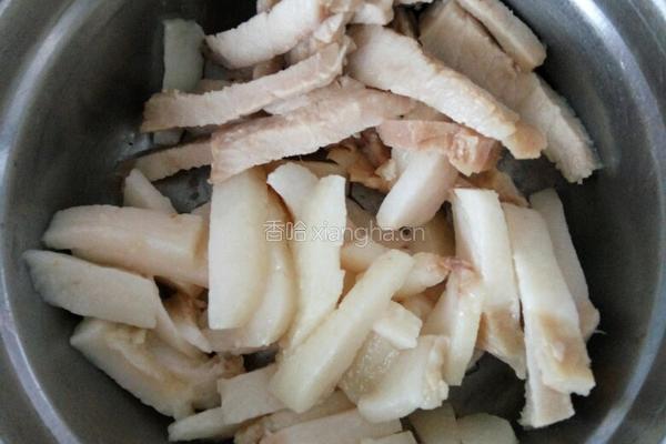 清炒梅菜干的做法图解2