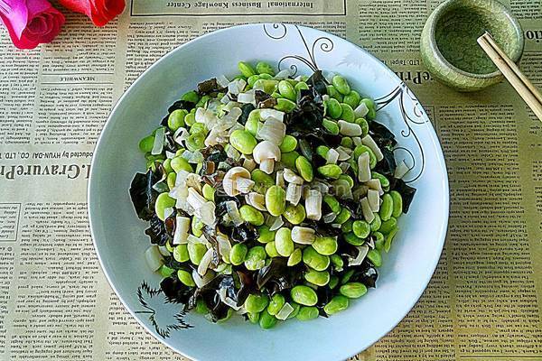 毛豆炒蟹味菇的做法图解6