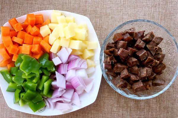 咖喱牛肉饭的做法图解3