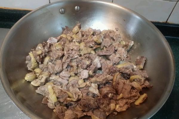 红烧鹅肉的做法图解5