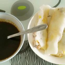 电饼铛鸡蛋肉末肠粉的做法[图]