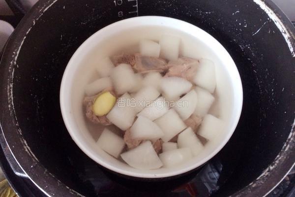 牛骨南瓜盅的做法图解4