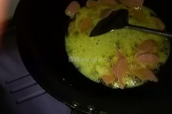 火腿炒藕片的做法图解3