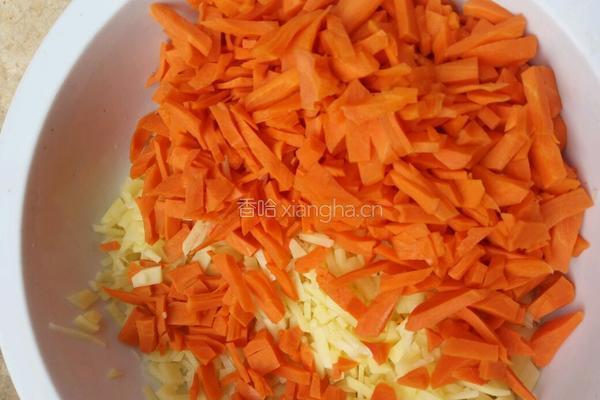 土豆火腿饼的做法图解3