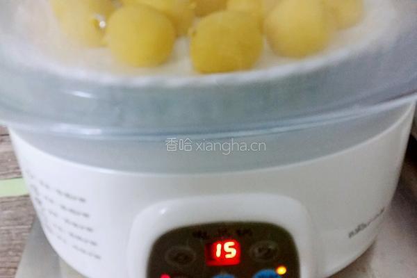 南瓜糯米糍的做法图解8