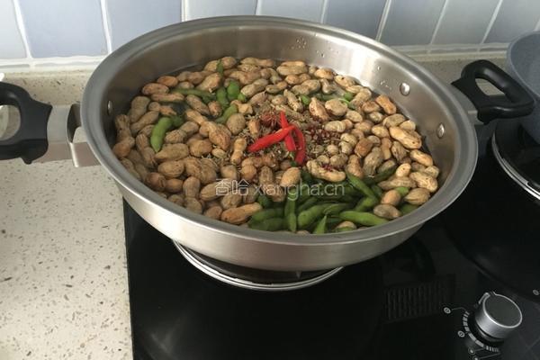 花生毛豆的做法图解3