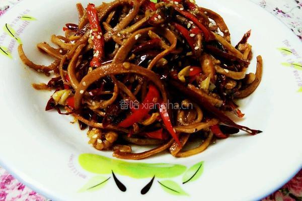 爆炒鱿鱼丝的做法图解9
