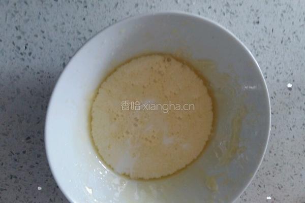 奶香椰丝球的做法图解3