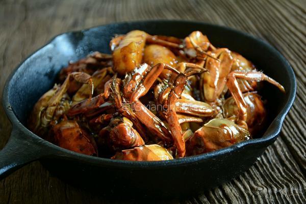 河蟹炒年糕的做法图解13
