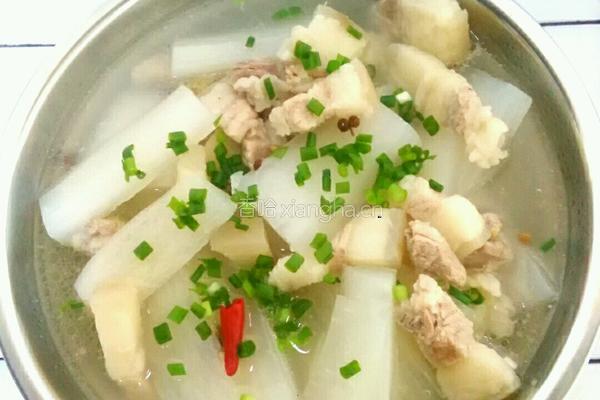 白萝卜炖五花肉的做法图解11