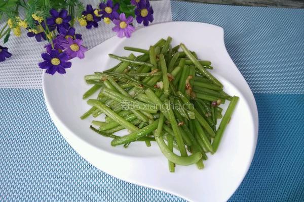  清炒番薯叶茎的做法图解8