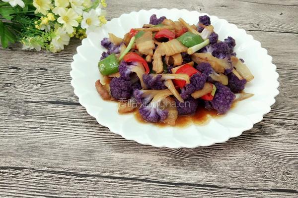 花菜煸肉的做法图解9