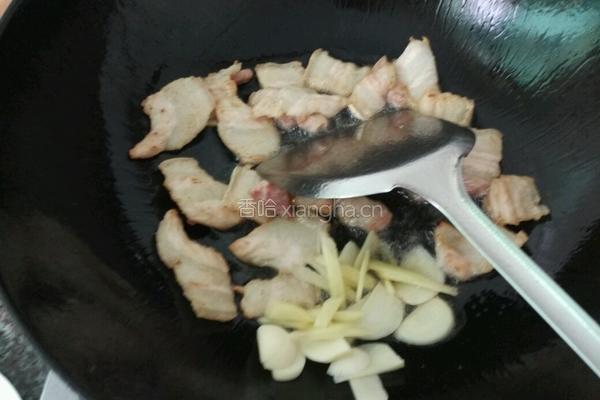 花菜煸肉的做法图解5