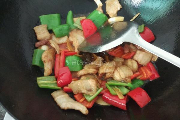 花菜煸肉的做法图解6