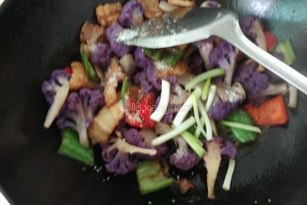 花菜煸肉的做法图解8