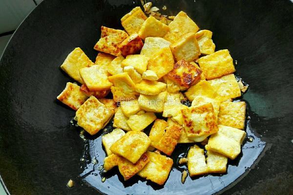 香煎豆腐的做法图解4