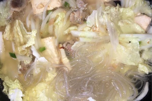 猪肉白菜炖豆腐的做法图解10