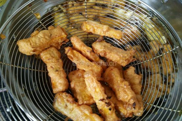 炸南瓜（葱香味）的做法图解7