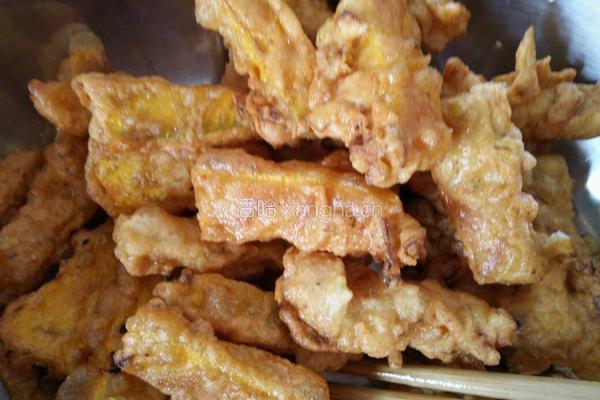 炸南瓜（葱香味）的做法图解8