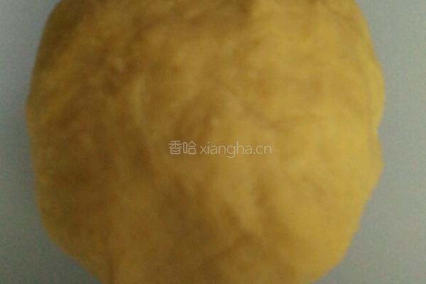 卡仕达酱肉松面包卷的做法图解4