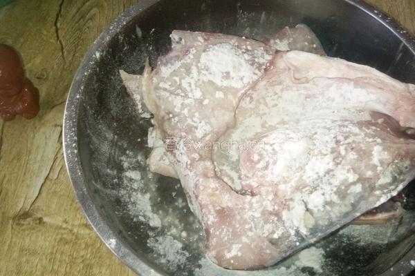 鱼头烧豆腐的做法图解5