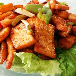 香辣双椒爆馕饼的做法[图]