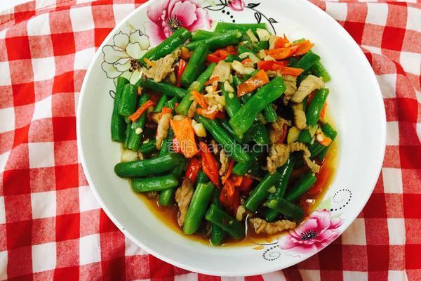 四季豆炒肉的做法图解9