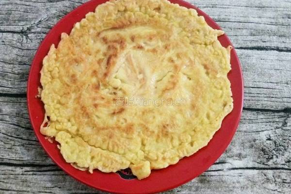 胡萝卜丝鸡蛋饼的做法图解9