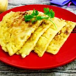 胡萝卜丝鸡蛋饼的做法[图]