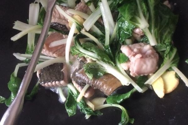 白菜煮鱼的做法图解5