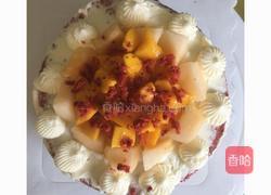 红丝绒水果蛋糕(6寸)的做法图解17