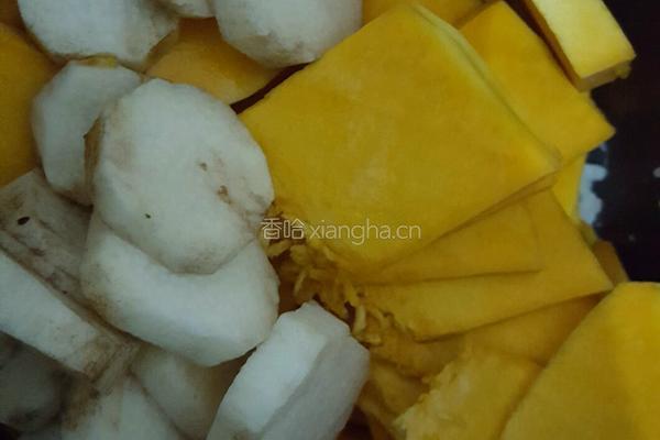 南瓜山药粥的做法图解2