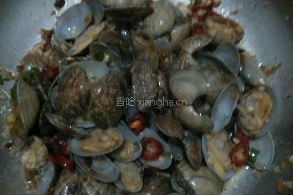 红辣椒凉拌蛤蜊的做法图解8