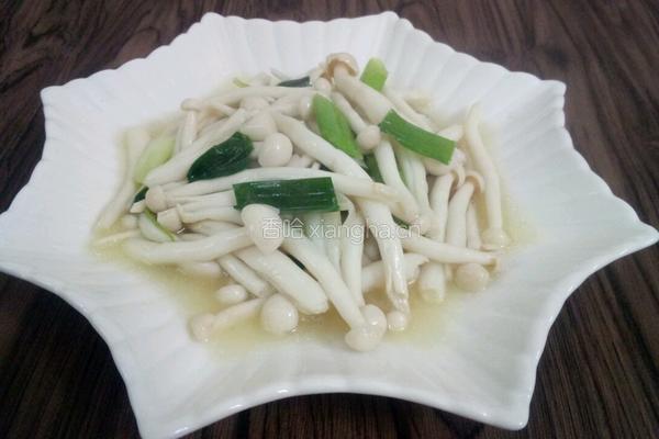 海鲜菇炒蒜的做法图解8