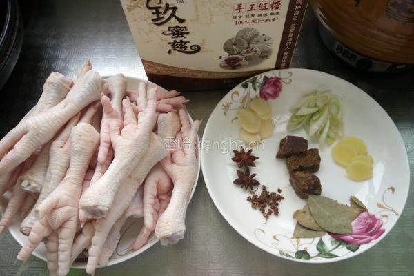 手工红糖烧鸡爪的做法图解1