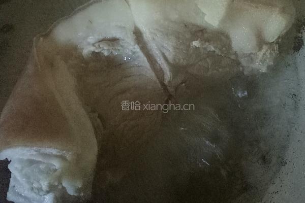 肉片炒花菜的做法图解2