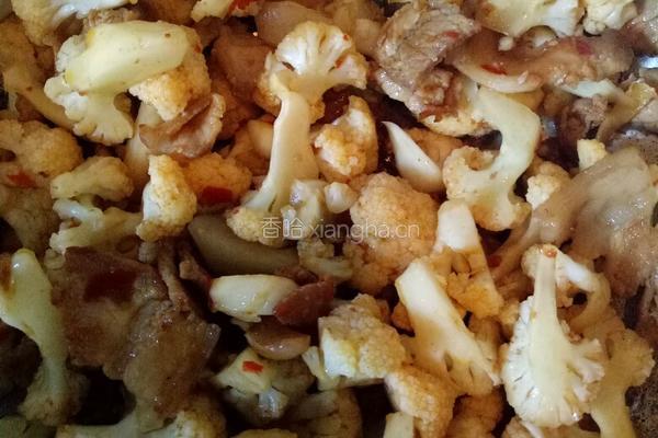 肉片炒花菜的做法图解11