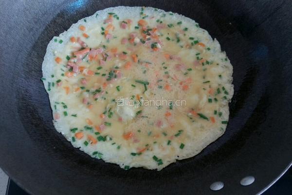 蔬菜鸡蛋饼的做法图解7