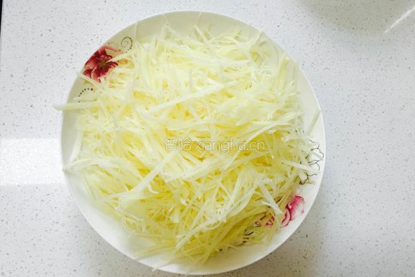 酸辣土豆丝的做法图解3