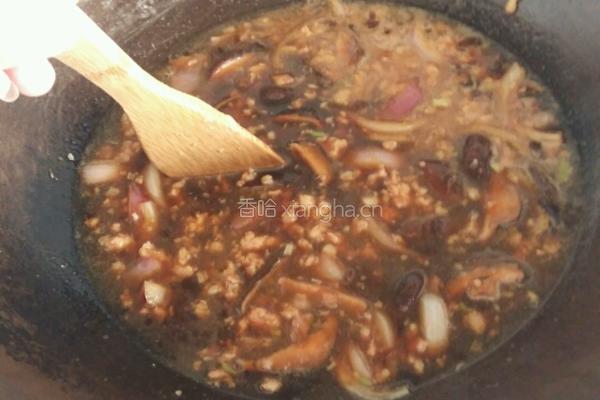 冬菇肉末豆腐的做法图解4