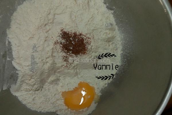 虾籽手工面的做法图解2
